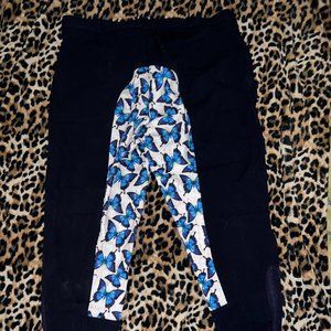 SUPER RARE Blue Butterfly Buckwild Breeches 40R